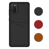 Fitcase Samsung Galaxy A02s Proda Deri Çift Kartlık Cepli Kapak Kılıf