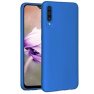Fitcase Samsung Galaxy A20S A207 PremiumS Silikon Arka Kapak Mavi Kılıf