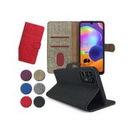 Fitcase Samsung Galaxy A33 5G Fabric Kapaklı Cüzdanlı Kılıf