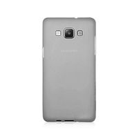 Fitcase Samsung Galaxy A7 A700 Soft Şeffaf Siyah Silikon Cep Telefonu Kılıfı