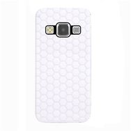 Fitcase Samsung Galaxy A7 A700 TPU Beehive Serisi Beyaz Arka Kapak
