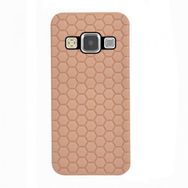 Fitcase Samsung Galaxy A7 A700 TPU Beehive Serisi Gold Arka Kapak
