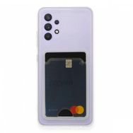 Fitcase Samsung Galaxy A73 5G Cardy Şeffaf Kartlık Cepli Kapak Kılıf