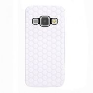 Fitcase Samsung Galaxy A8 A800 TPU Beehive Serisi Beyaz Arka Kapak
