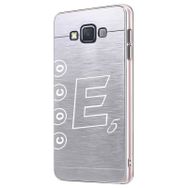Fitcase Samsung Galaxy E5 E500 Metal TPU Füme Arka Kapak