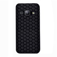 Fitcase Samsung Galaxy J1 J100 TPU Beehive Serisi Siyah Arka Kapak