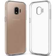Fitcase Samsung Galaxy J2 Core J260 Kılıf Toz Koruma Tıpalı Şeffaf Arka Kapak