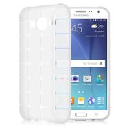 Fitcase Samsung Galaxy J2 J200 Plaid Silikon Şeffaf Arka Kapak