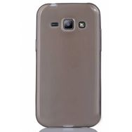 Fitcase Samsung Galaxy J2 J200 Soft Silikon Şeffaf Siyah Arka Kapak Kılıf