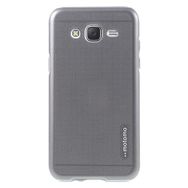 Fitcase Samsung Galaxy J3 Motomo Sert Arka Kapak Gri Kılıf