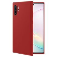 Fitcase Samsung Galaxy Note 10 N970 PremiumS Silikon Arka Kapak Bordo Kılıf