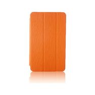 Fitcase Samsung Galaxy Tab 4 T330 8 Katlanır Standlı Turuncu Kılıf