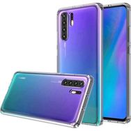 Fitcase Toz Koruma Tıpalı Şeffaf Arka Kapak Huawei P30 Pro Kılıf