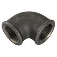 Fitings Siyah 1/2" Dirsek