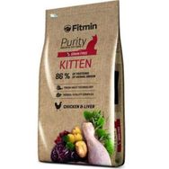 Fitmin 10 kg Purity Kitten Tavuk ve Ciğerli Tahılsız Yavru Kedi Maması
