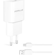 FitPlus Bianca FT-206L 2.4A Seyahat Şarj Aleti Lightning Kablo Set