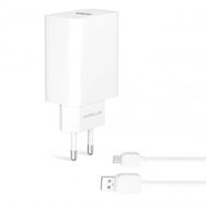 FitPlus Bianca FT-301M QC 3.0 3A Seyahat Şarj Aleti Micro Usb Kablo Set