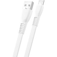 FitPlus Flat FS-401 2.4A 1 m Micro USB Data Şarj Kablosu