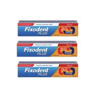 Fixodent JGF99 Plus 40 G Diş Protez 3'lü Paket Yapıştırıcı Krem