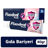 Fixodent Plus 40 gr Gıda Bariyeri Protez Diş Yapıştırıcı