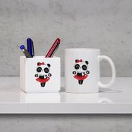 Fizello Panda Panda Panda Kupa Bardak