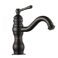FKN Royal Kısa Siyah Lavabo Bataryası