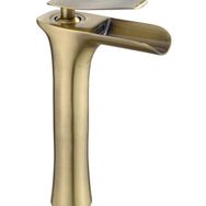 FKN Şelale Pvd Rose Gold Aç Kapa Çanak Lavabo Bataryası