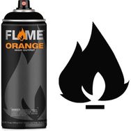 Flame 5710334 N:901 Thick Black Orange 400 ml Sprey Boya