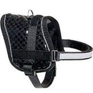 Flamingo 26-35 cm Siyah Eeny Mini Köpek Göğüs Tasma