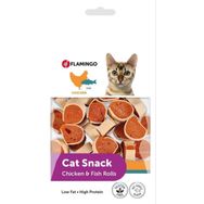 Flamingo 50 gr Cat Snack Kurutulmuş Balıklı Tavuklu Kedi Ödülü