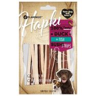 Flamingo 85 gr Hapki Glutensiz Ördek ve Balıklı Şerit Köpek Ödülü