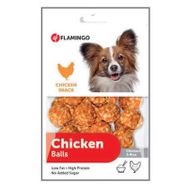 Flamingo Chicken Balls Tavuk ve Pirinçli Top 75 gr Köpek Ödülü