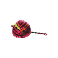 Flamingo Renkli 4x4.5x5 cm Eleine Peluş İpli Kedi Oyuncağı