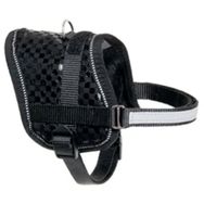 Flamingo Siyah 26-35 cm Eeny Mini Köpek Göğüs Tasması