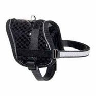 Flamingo Siyah 31-40 cm Eeny Mini Köpek Göğüs Tasması