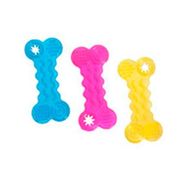Flamingo Small Renkli Tırtıklı Kemik Köpek Ödül Oyuncağı