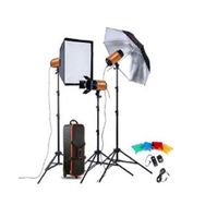 Flash Lights 400 WS 3 Adet Paraflaş Seti