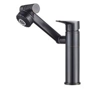 Fleko Çok Fonksiyonlu Robot Siyah Lavabo Bataryası