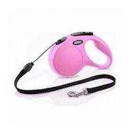 Flexi 3 m Pembe [XS] New Classic Otomatik İp Köpek Gezdirme Kayışı