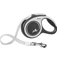 Flexi 5 m L Siyah New Comfort Otomatik Şerit Köpek Gezdirme Kayışı