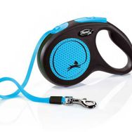 Flexi 5 mt Mavi Neon Şerit Medium Otomatik Köpek Tasması