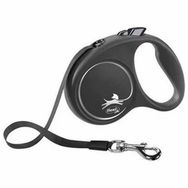 Flexi Black Design 5 mt Medium Siyah Otomatik Şerit Gezdirme Kayışı
