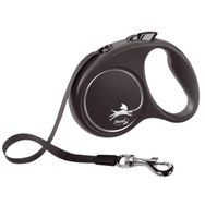 Flexi Black Design 5 mt Small Siyah Otomatik Şerit Gezdirme Kayışı