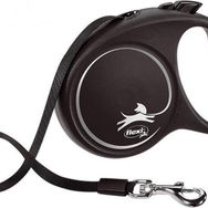 Flexi Black Design Siyah 5 m M Şerit Otomatik Köpek Gezdirme Tasması