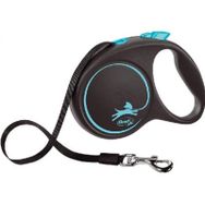 Flexi Black Mavi L 5 mt Design Şerit Otomatik Gezdirme Tasması