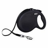 Flexi Kırmızı Small siyah 5 mt New Classic İp Otomatik Köpek Gezdirme Tasması