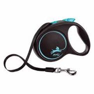 Flexi New Black Desing Large Şerit Mavi 5 mt Otomatik Gezdirme