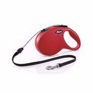 Flexi New Classic M 8 m Kırmızı İp Otomatik Gezdirme Tasması