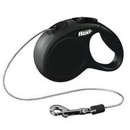 Flexi New Classic Medium 5m Şerit Siyah Tasma