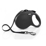 Flexi New Classic Siyah L 5 mt Şerit Otomatik Köpek Tasması